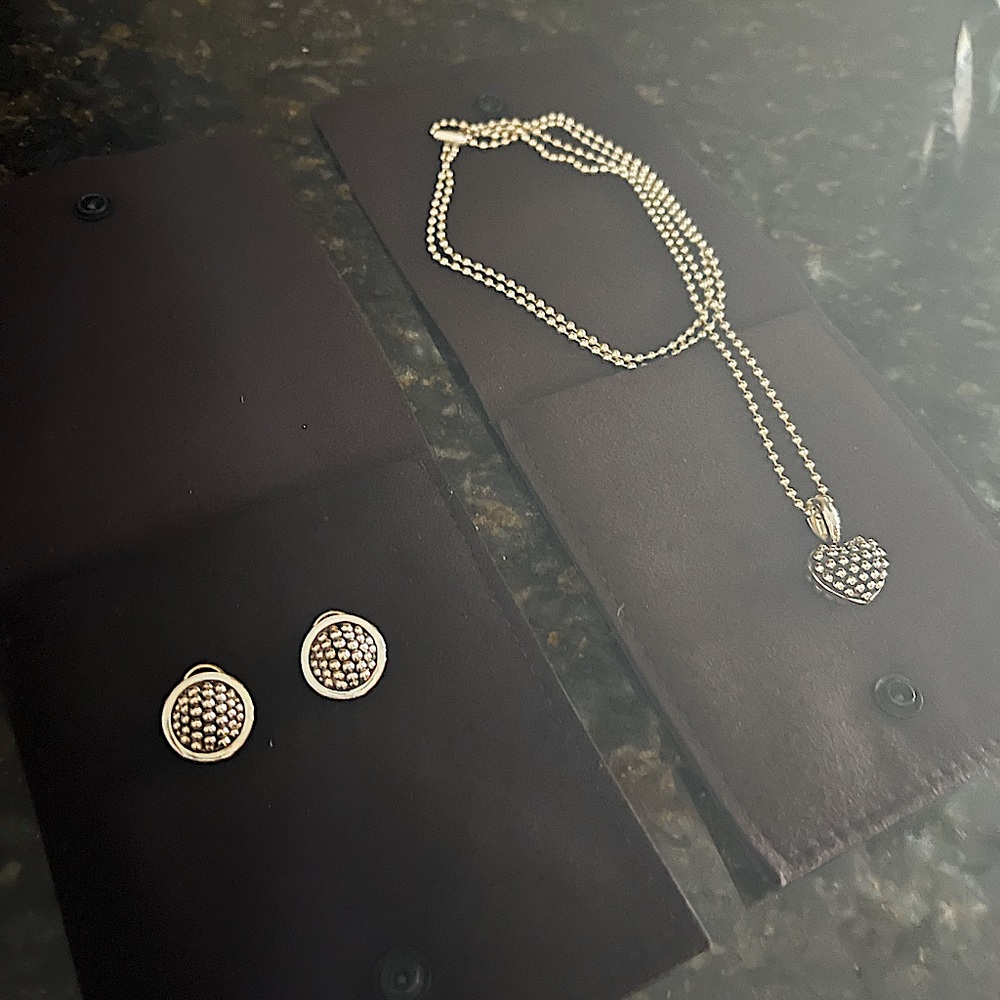 LAGOS Caviar Stud Earrings